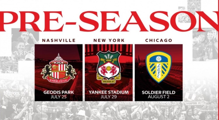 九游娱乐官方-利物浦官方：今夏美国行期间，将交手桑德兰、雷克瑟姆及利兹联